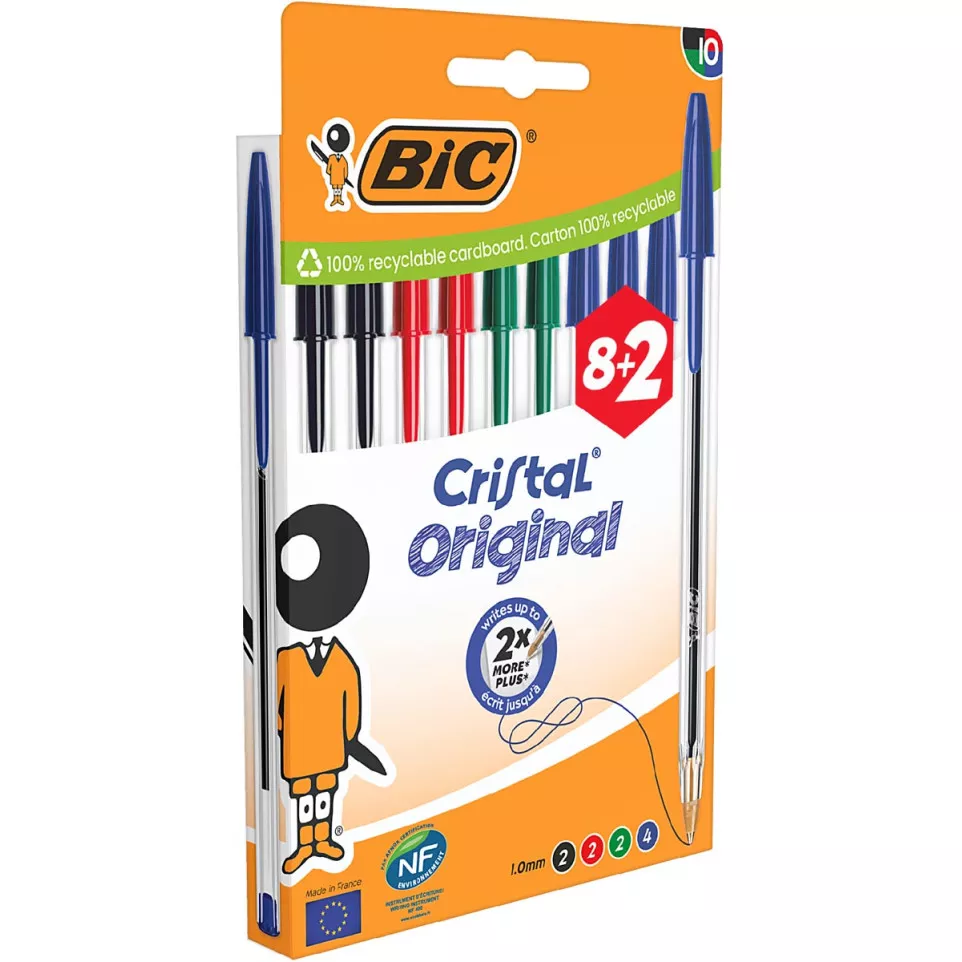 BIC Cristal Ballpoint Pens Medium...