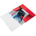 Leitz WOW elastomap met 3 kleppen, uit PP, ft A4, rood