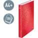 Leitz WOW Ring Binder Cardboard 2-Ring A4 25mm Spine Red