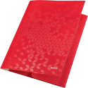 Leitz WOW elastomap met 3 kleppen, uit karton, A4, rood