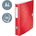 Leitz WOW Lever Arch File 6.5 cm Spine Red