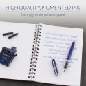 Waterman cartouches d'encre bleu 6X