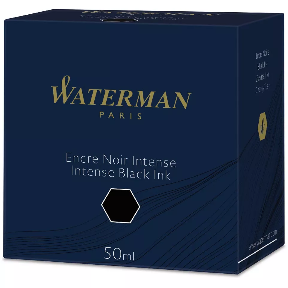 Waterman vulpeninkt 50 ml zwart