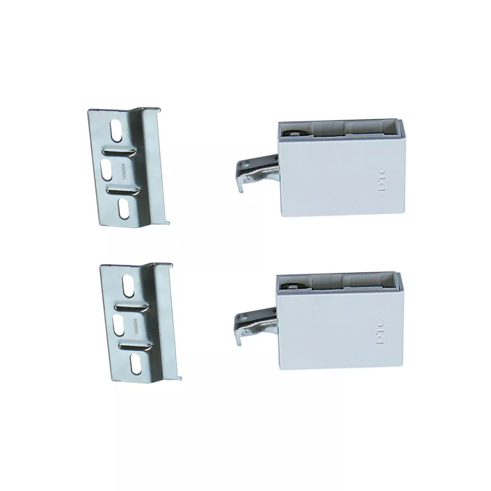 Set of 2 white brackets and...