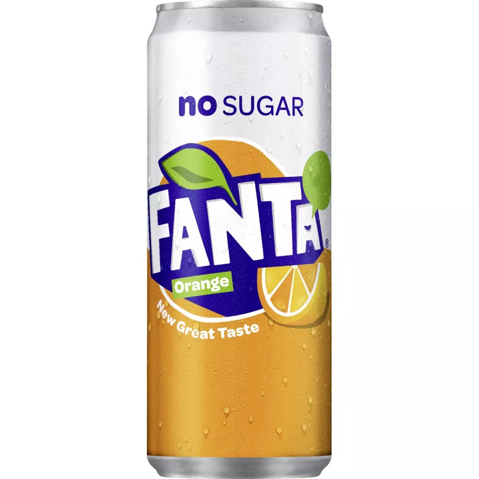 Fanta Orange Zero 24 x 330ml Cans