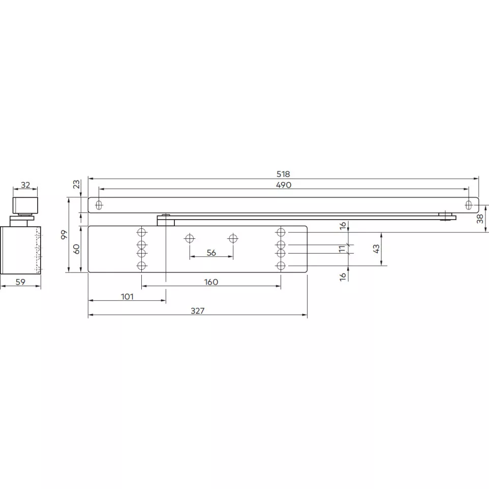 Dorma TS 98 XEA Door Closer EN 1-6...