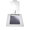 V-Part Flap Lid for Modular Waste Bin 60L White