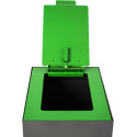V-Part flap lid for 60L modular waste bin, green