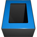 V-Part lid for modular waste bin 60L blue