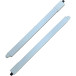 White Longitudinal Drawer Rail Kit with Front Push-in Fasteners for Pot Drawer Magic-Star P