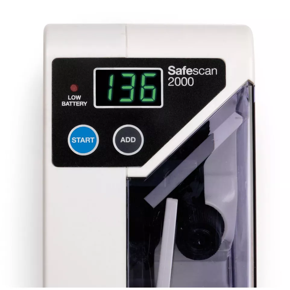 Safescan 2000 draagbare biljettelmachine