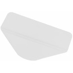 Decoratieve witte afdekking...