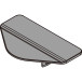 White Decorative Cover for Ø35mm Hinge Bore Holes / PC
