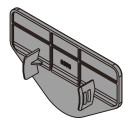 White Decorative Cover for Ø35mm Hinge Bore Holes / PC