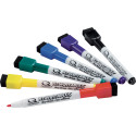 Nobo Mini marqueur pour tableau blanc, paquet de 6 pièces, couleurs assorties