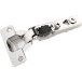 Charnière Stylish 110° nickelée à visser, avec amortissement et avec fermeture automatique, pour porte en applique / PCE