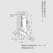 Hoekscharnier 30° Pivot-Star 110° zwart titanium opschroefbaar, met soft-close functie, voor opliggende deuren / PCE