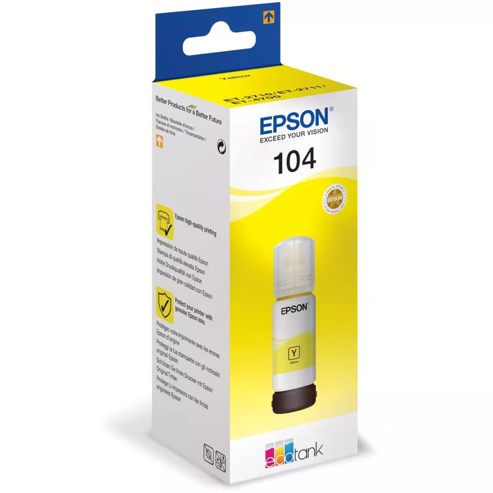 Epson inktfles 104, 7.500 pagina's,...