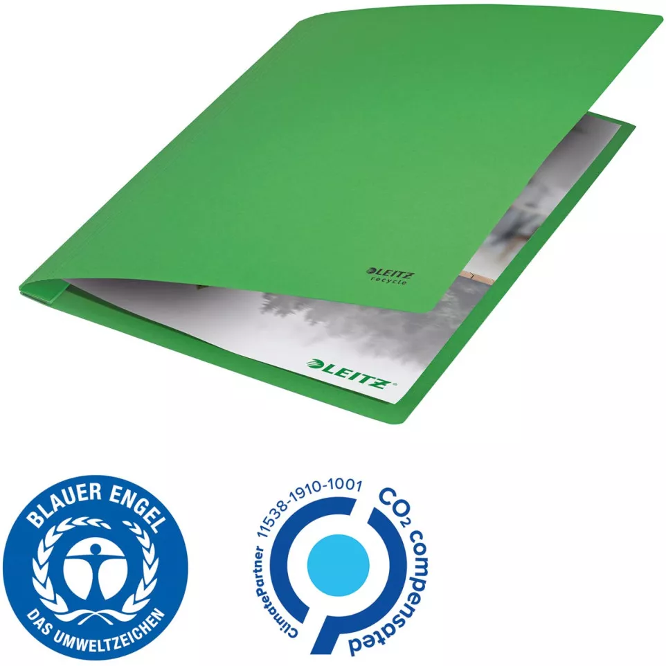 Leitz Recycle A4 Card Report File Green