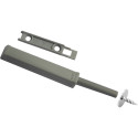 Lichtgrijs magnetisch push-to-open systeem met 39 mm slag voor Stylish en Pivot-Pro scharnieren zonder demping en met zelfsluite