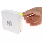 Rillprint round labels diameter 25 mm roll of 500 pieces neon yellow