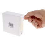 Rillprint round labels 25 mm diameter roll of 500 white
