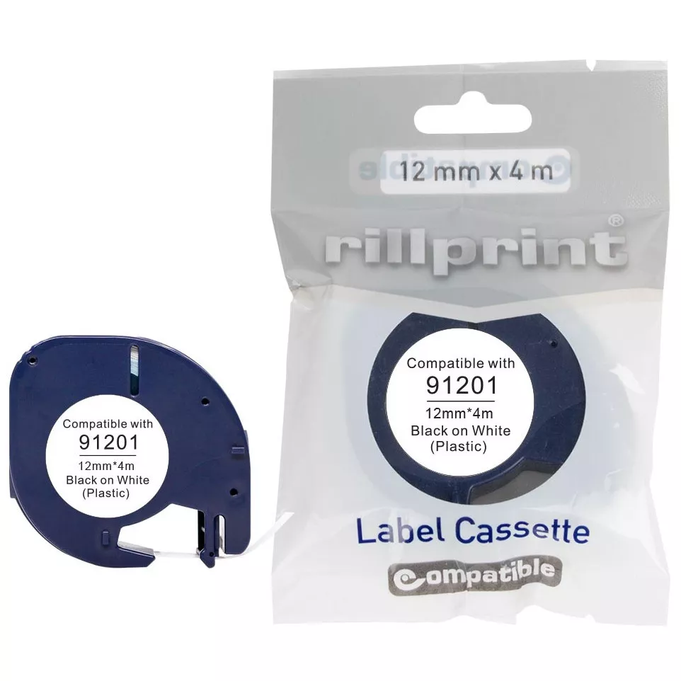 Compatible Dymo LetraTag 91201 Label...