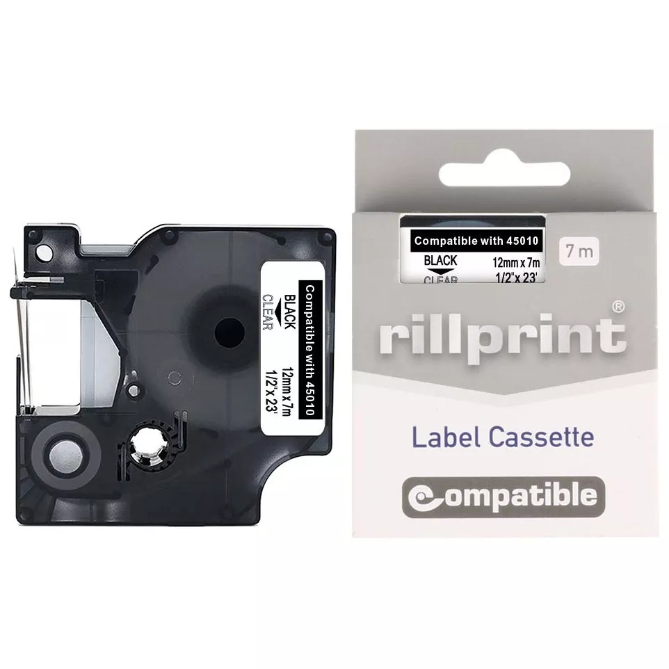 Rillprint compatible D1 tape voor...