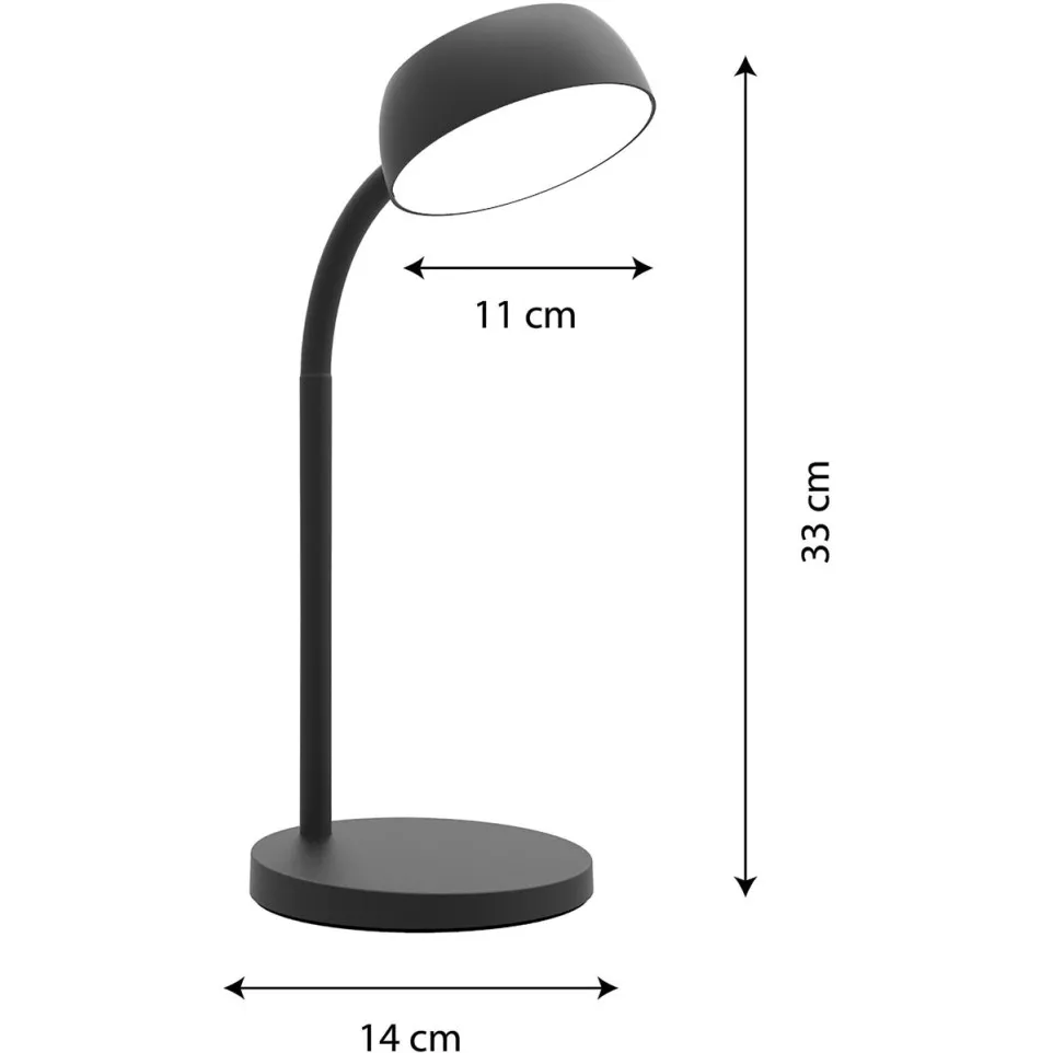 Unilux bureaulamp Tamy, LED, zwart