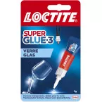 Loctite secondelijm Super Glue Glas, 3 g, op blister