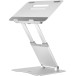 Desq support télescopique pour ordinateur portable jusqu'à 17 inch, argent