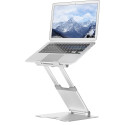 Desq support télescopique pour ordinateur portable jusqu'à 17 inch, argent