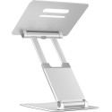 Desq support télescopique pour ordinateur portable jusqu'à 17 inch, argent
