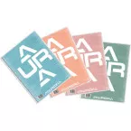 Aurora College Ruled A4 Notebook 5 mm Grid 70 gsm 80 Sheets Card Cover