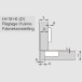 Charnière Pivot-Pro 95° nickelée à visser, amortisseur et fermeture automatique avec plot Ø40mm, pour porte en applique jusqu'à 