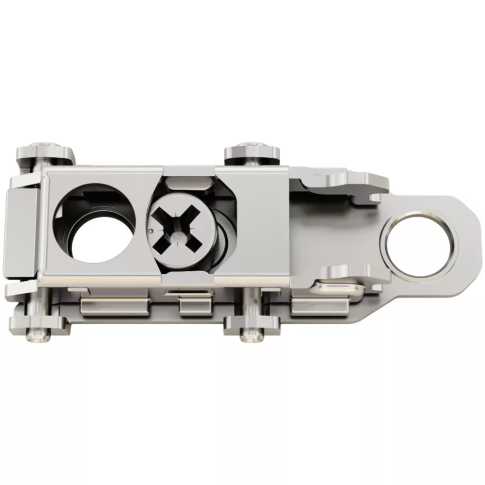 Linear Stylish Nickel-Plated Mounting...