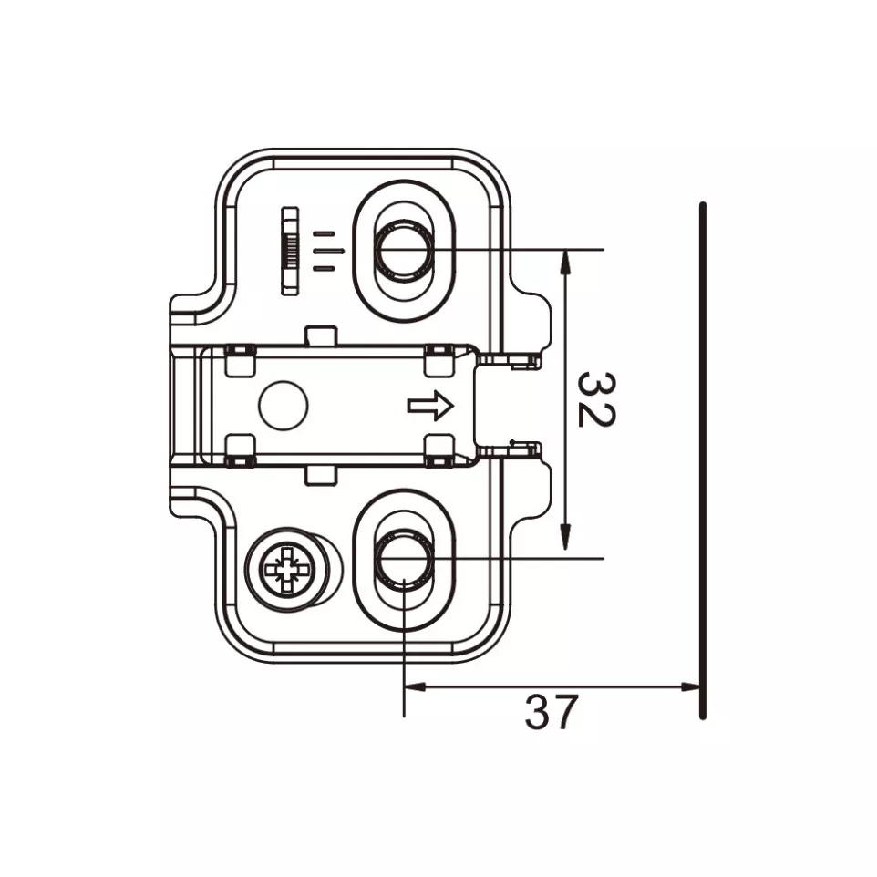 Stylish Nickel Cruciform Mounting...