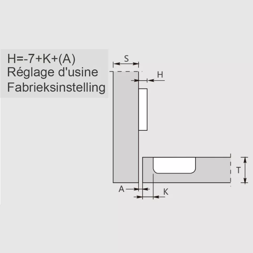 Stylish 110° vernikkeld...