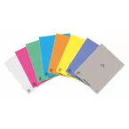 Aurora Writing 80 Notebook, Stapled, Lined with Margin, 72 Pages, A5, Transparent PP Cover