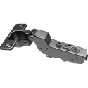 Charnière Pivot-Star 110° noir titane à visser, avec amortissement et avec fermeture automatique, pour porte rentrante / PCE