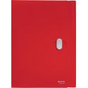 Leitz Recycle chemise à rabats, en PP, ft A4, rouge