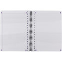 Oxford School collegeblok A4+ gelijnd, 23-gaats, 80 vel, roze