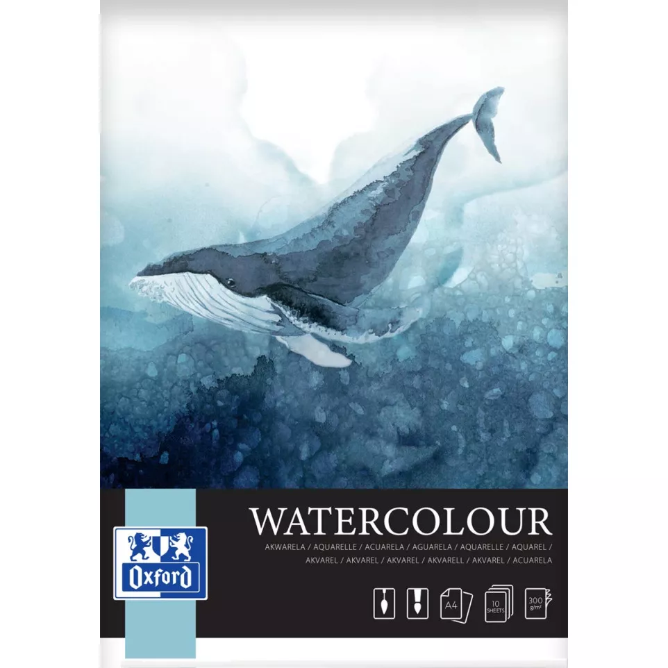 Oxford Spiral Watercolour Pad A4 10...