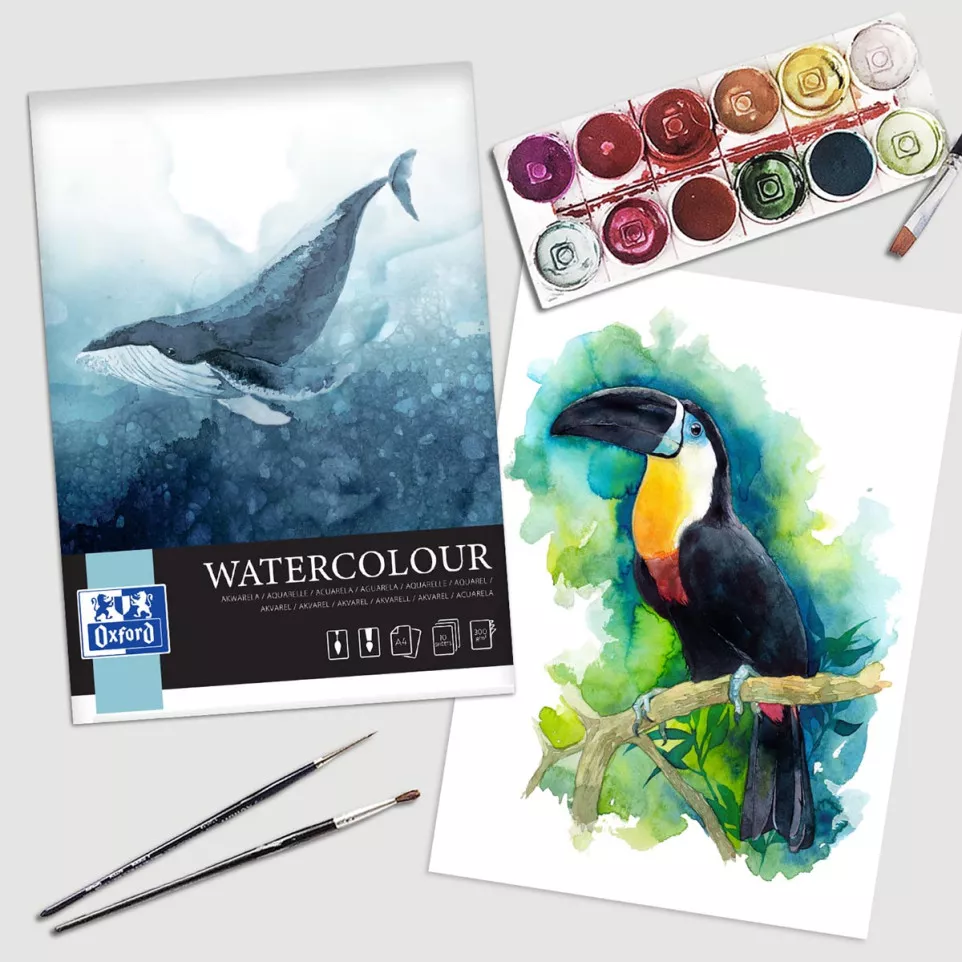 Oxford Spiral Watercolour Pad A4 10...