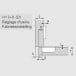DTC Pivot Star 110° Soft-Close Hinge Black Titanium Screw-On with Damping and Auto-Close for Half Overlay Doors