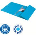 Leitz Recycle A4 Cardboard Document Folder with Flaps Blue