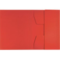 Leitz Recycle A4 Cardboard Folder with Flaps Red
