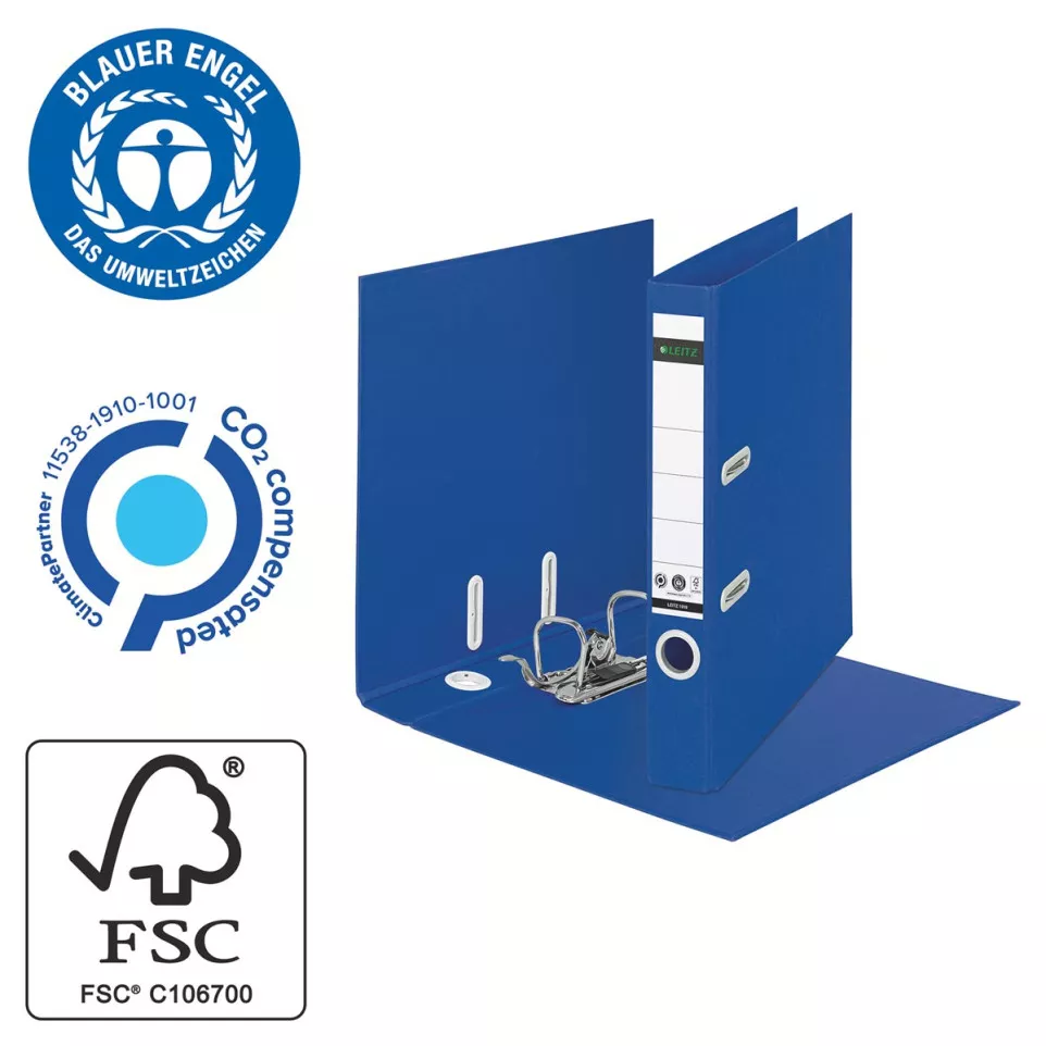 Leitz Recycle 180° Lever Arch File, 5...