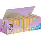 Post-it Super Sticky Z-Notes Assorted, 90 Sheets, 76 x 76 mm, 20 Plus 4 Free Pads