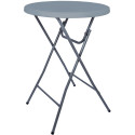 BT200 Standing Table, Grey, 80 cm Diameter